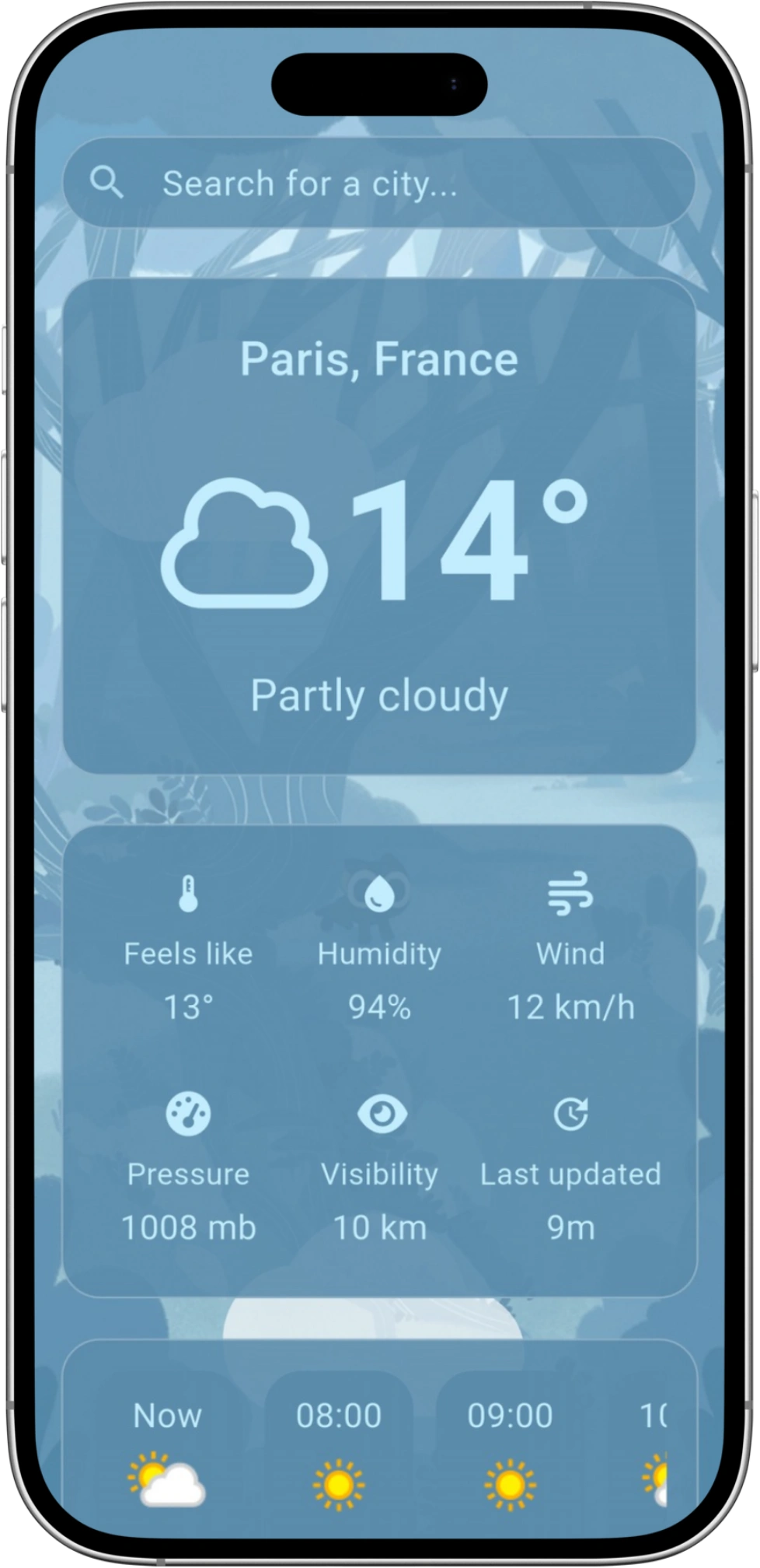 Cloudy Weather Theme